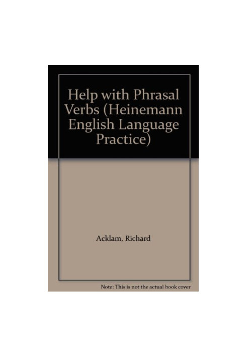 Help with Phrasal Verbs