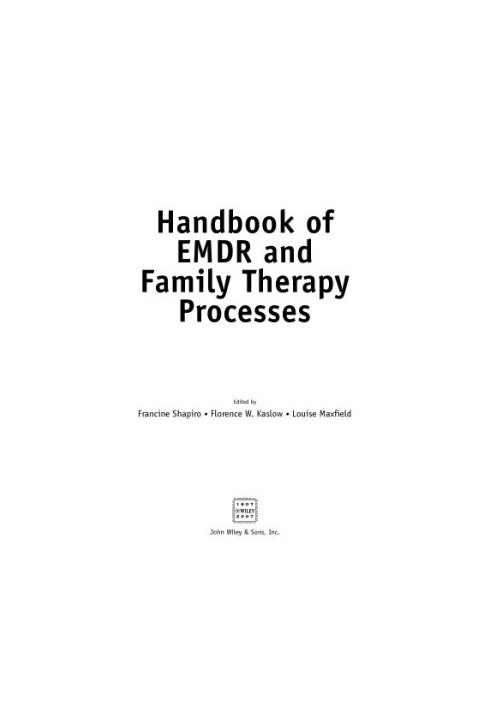 Handbook of EMDR and family therapy processes