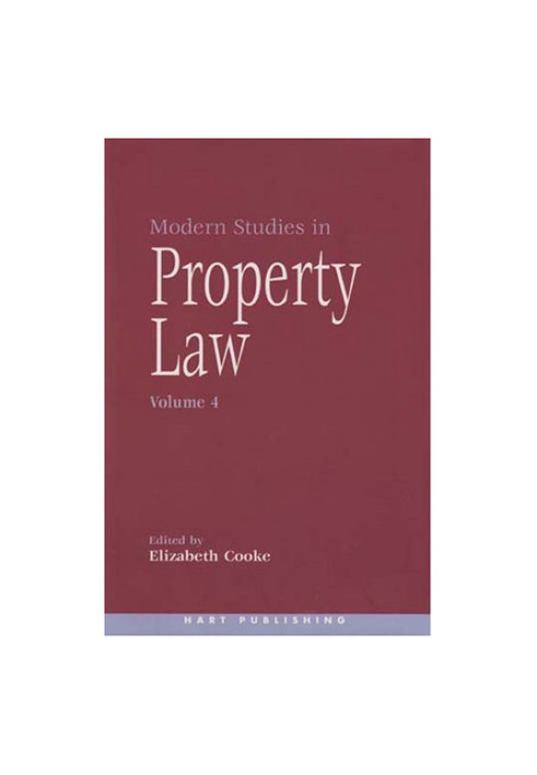 Modern Studies in Property Law