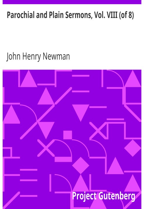Парафіяльні та прості проповіді, том. VIII (з 8)
