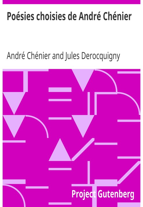 Selected poems by André Chénier