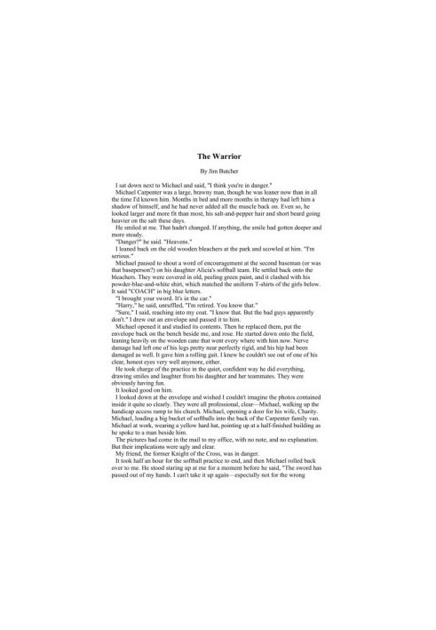 The Warrior (The Dresten Files, 10.3)