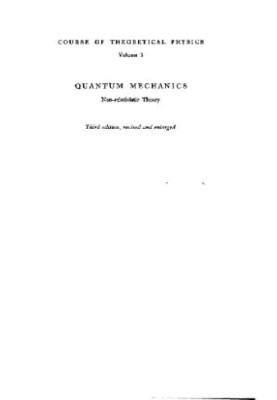 Quantum mechanics: non-relativistic theory
