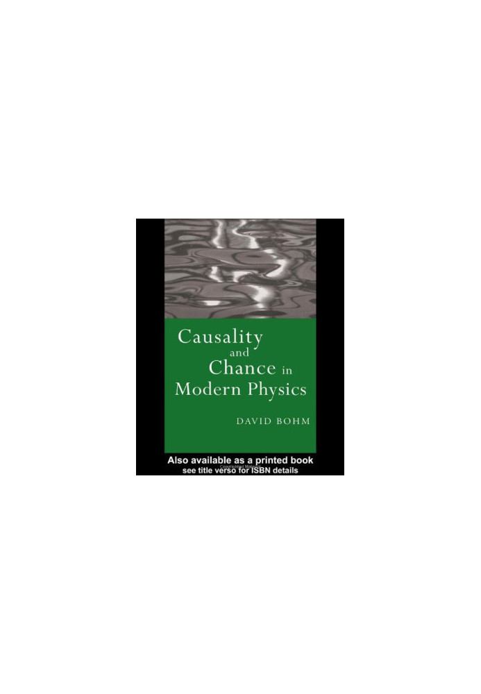 Causality and Chance in Modern Physics