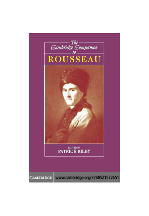 The Cambridge companion to Rousseau