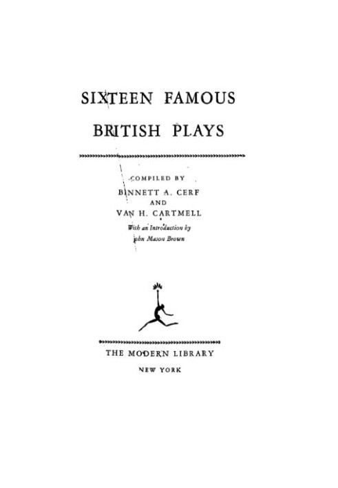 Sixteen Famous British Plays