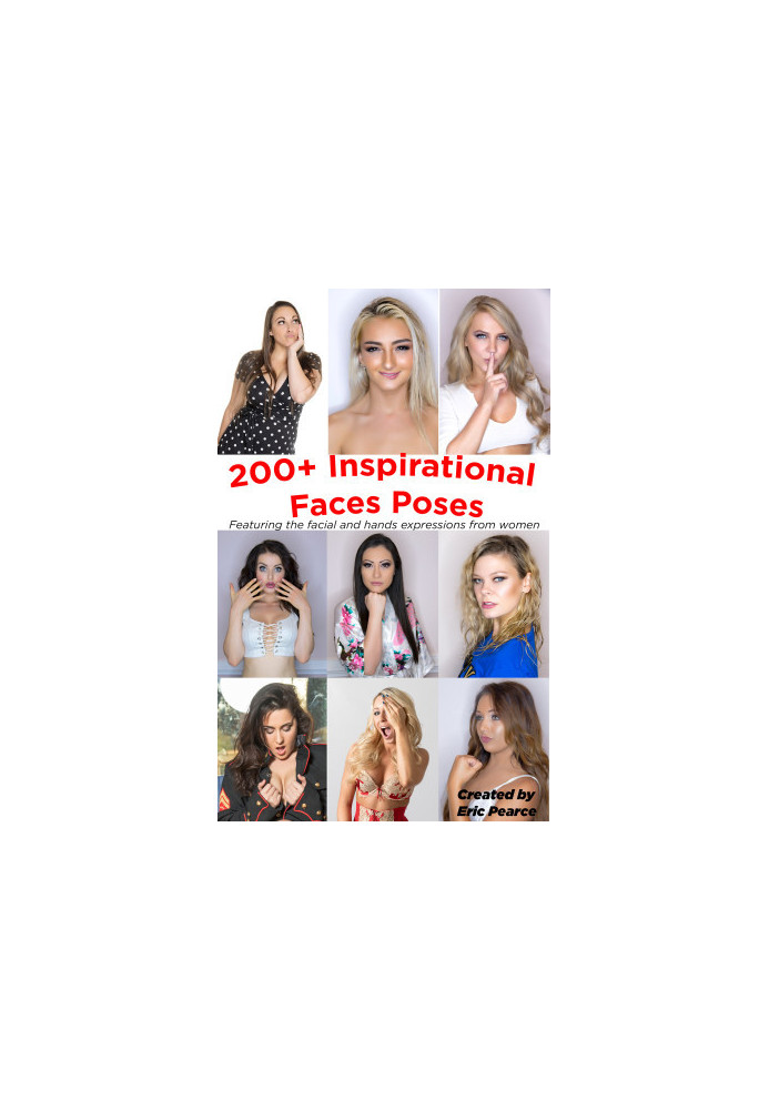200+ Inspirational Faces Poses: Featuring the facial and hands expressions from women