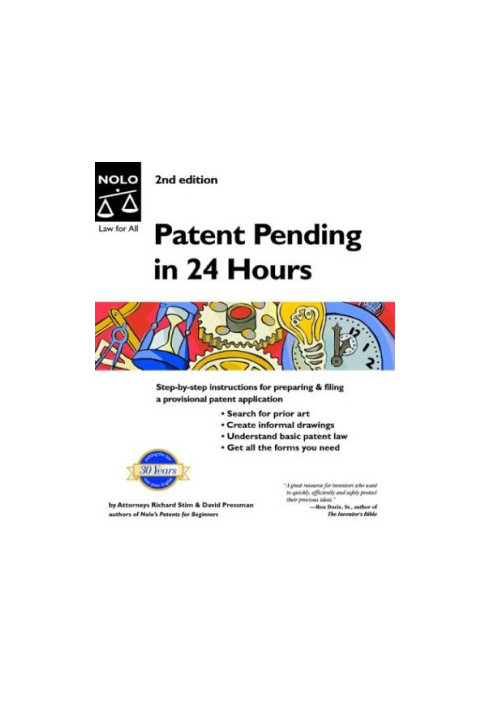 Patent Pending in 24 Hours "With CD"