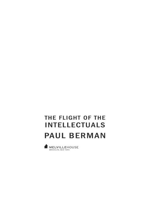 The Flight of the Intellectuals