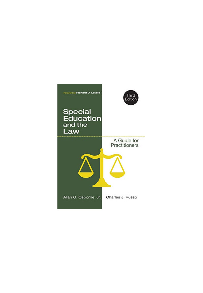 Special Education and the Law: A Guide for Practitioners