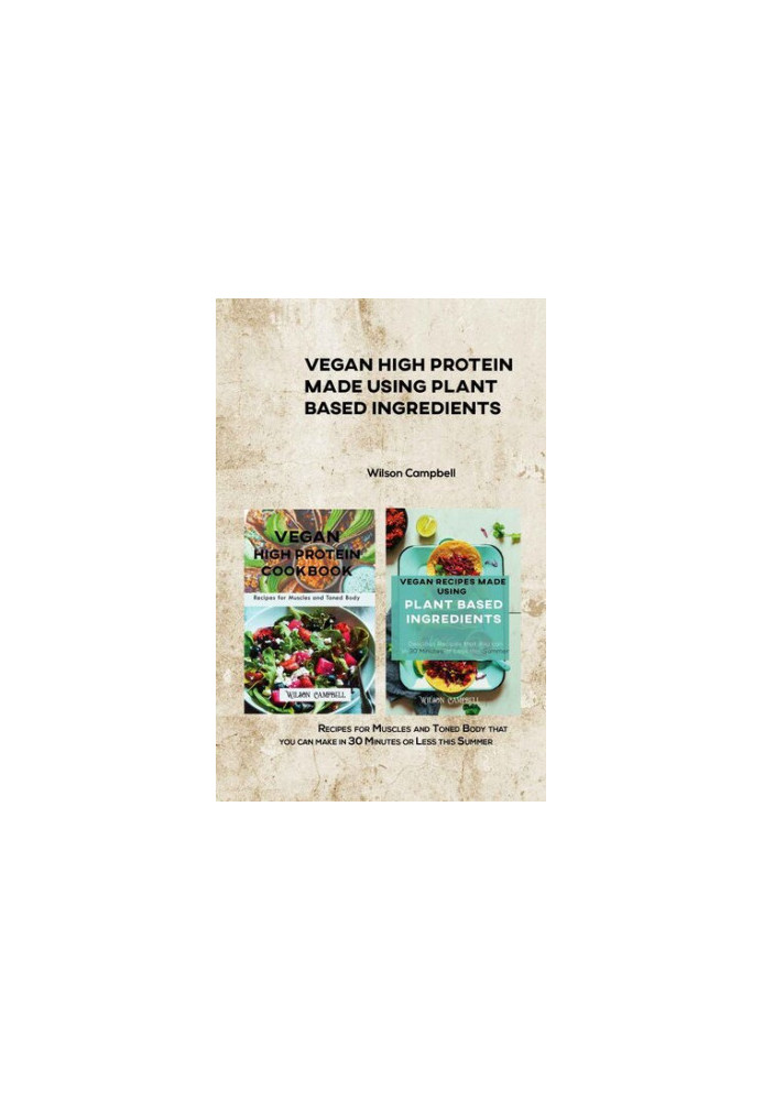 Vegan High Protein Made Using Plant Based Ingredients