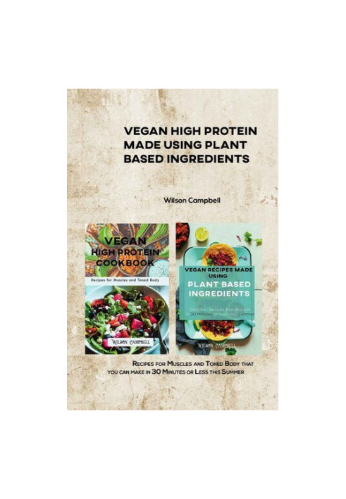Vegan High Protein Made Using Plant Based Ingredients