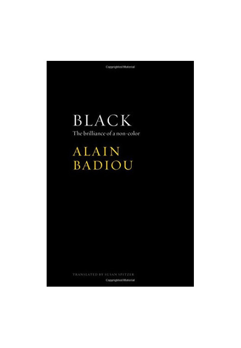 Black: The brilliance of a non-color