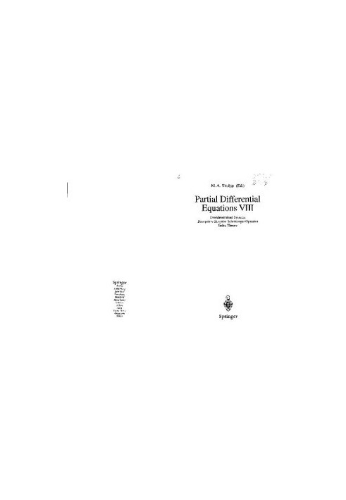 Partial Differential Equations : Overdetermined Systems Index of Elliptic Operators