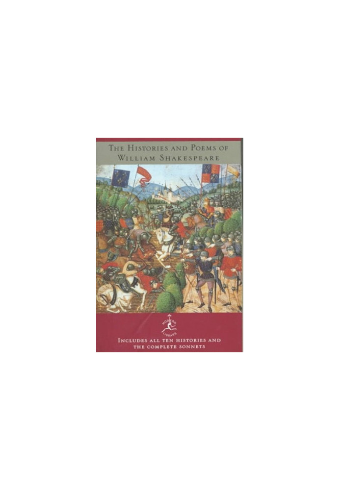 Histories and Poems of William Shakespeare