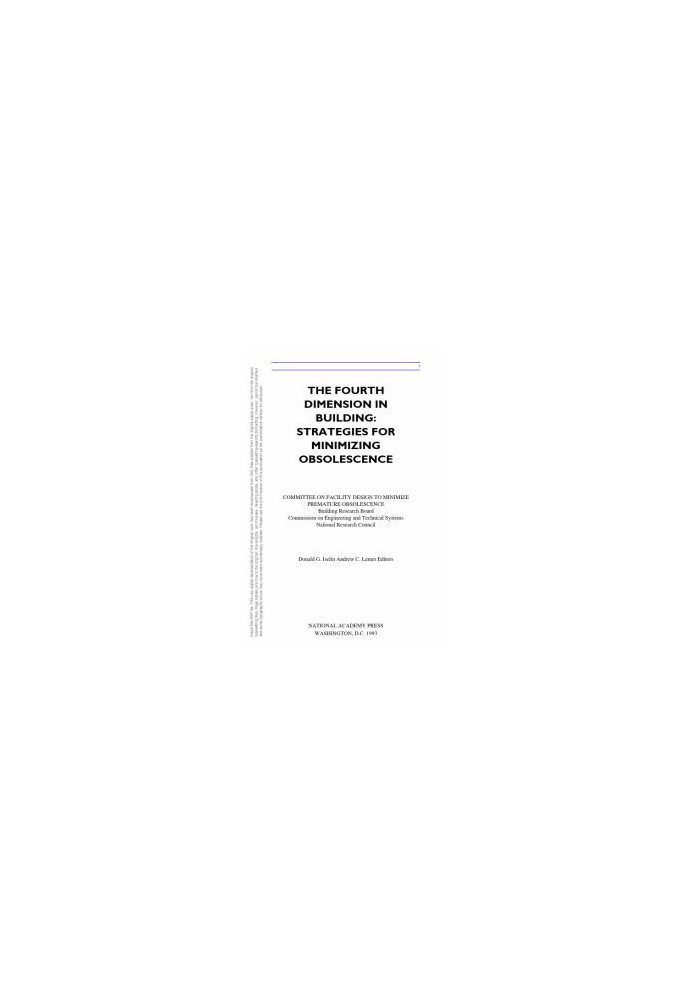 Fourth Dimension in Building : Strategies for Avoiding Obsolescence
