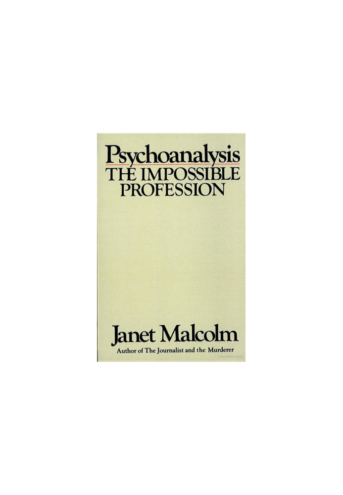 Psychoanalysis