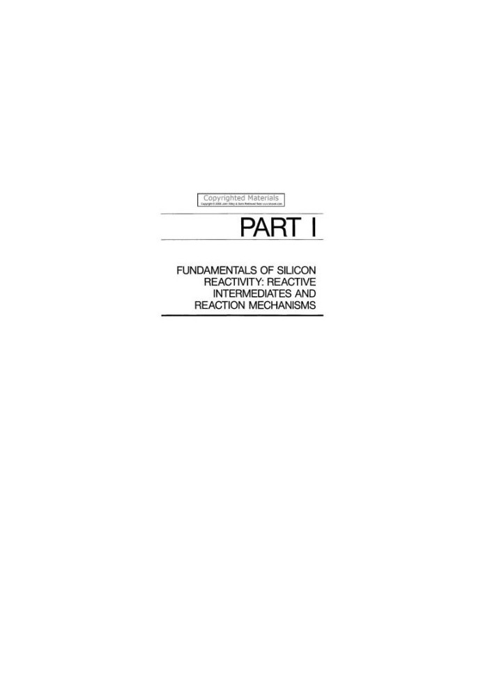 Silicon in Organic, Organometallic, and Polymer Chemistry