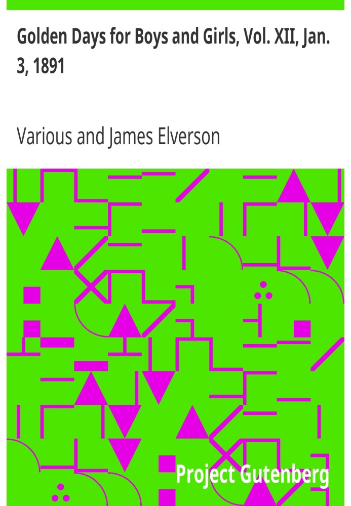 Золоті дні для хлопчиків і дівчаток, том. XII, 3 січня 1891 р