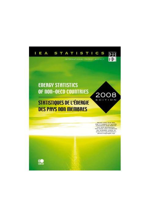 Energy statistics of non-OECD countries  Statistiques de l’énergie des pays non-membres.