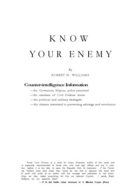 Know Your Enemy: Counter-intelligence Information