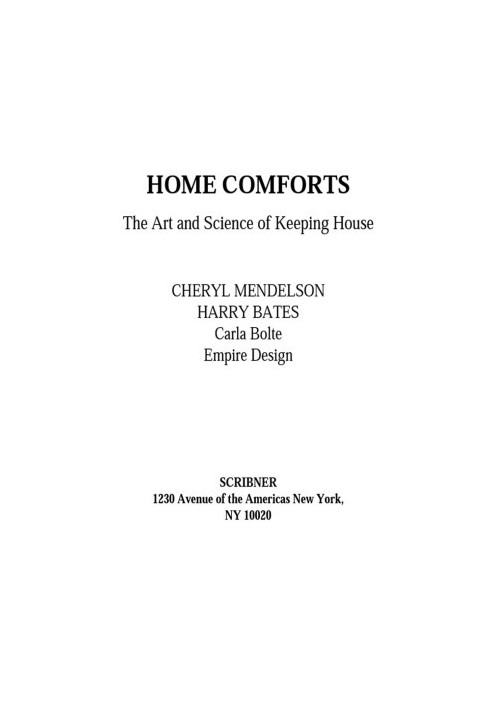 Home Comforts: The Art and Science of Keeping House