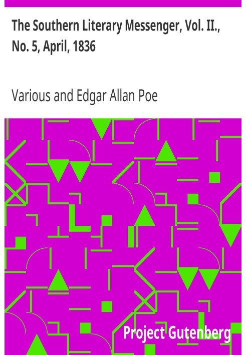 Південний літературний посланник, том. II., № 5, квітень 1836 р