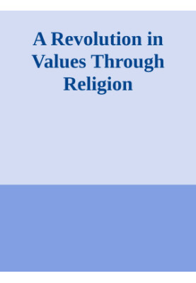 A Revolution in Values Through Religion