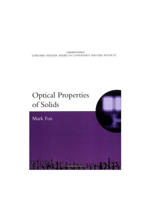 Optical properties of solids