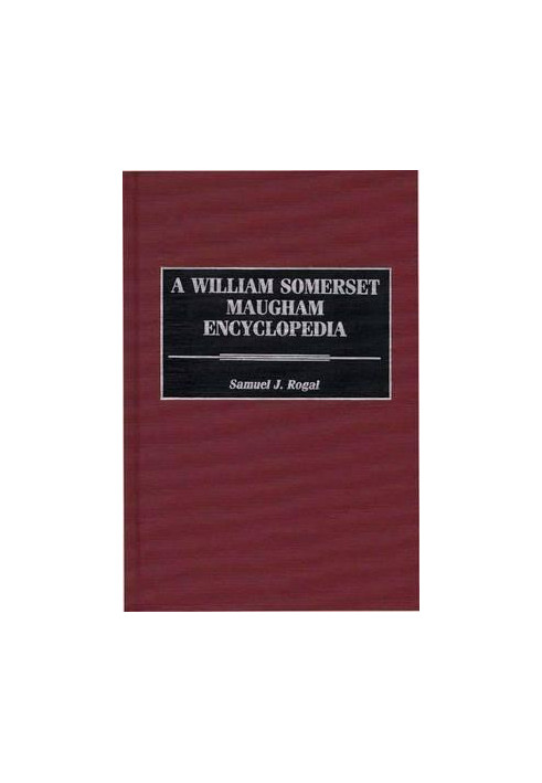 A William Somerset Maugham Encyclopedia (Music Reference Collection 60)