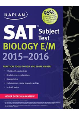 Kaplan SAT Subject Test Biology E/M 2015-2016 (Kaplan Test Prep)