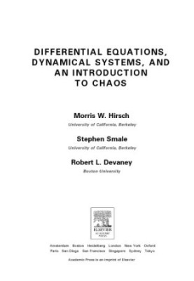 Differential Equations, Dynamical Systems and an Intro to Chaos