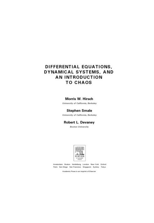 Differential Equations, Dynamical Systems and an Intro to Chaos