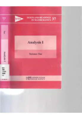 Analysis I