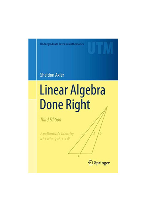 Linear Algebra Done Right, Third Edition