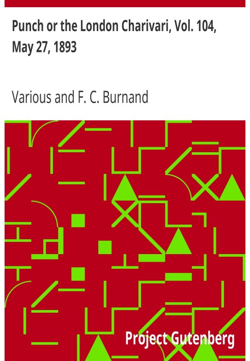 Punch or the London Charivari, Vol. 104, May 27, 1893