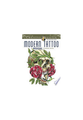 Creative Haven Modern Tattoo Designs Coloring Book (Creative Haven Coloring Books)