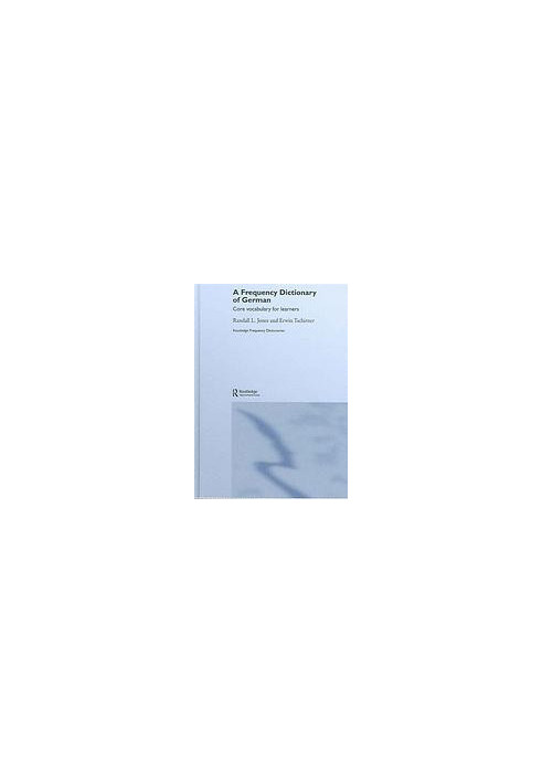 A frequency dictionary of German : core vocabulary for learners