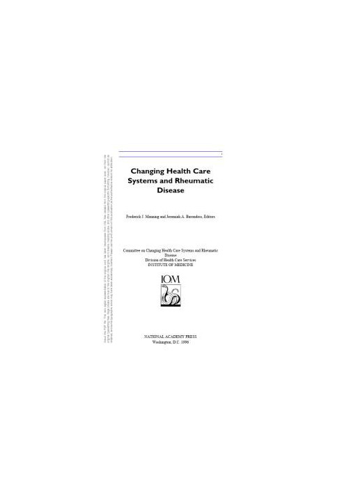 Changing Health Care Systems and Rheumatic Disease