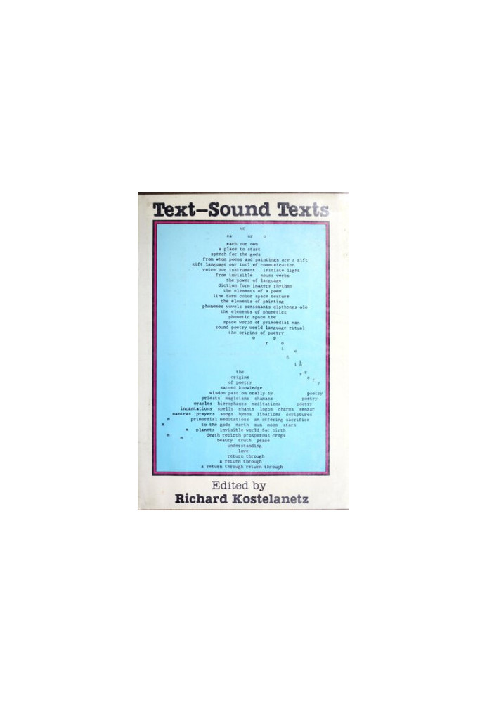 Text--Sound Texts