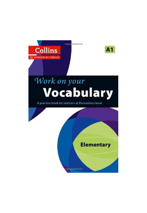 Work on Your Vocabulary A1 - Elementary