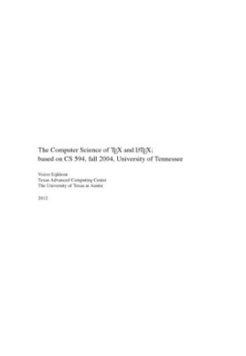 The computer science of TeX and LaTeX