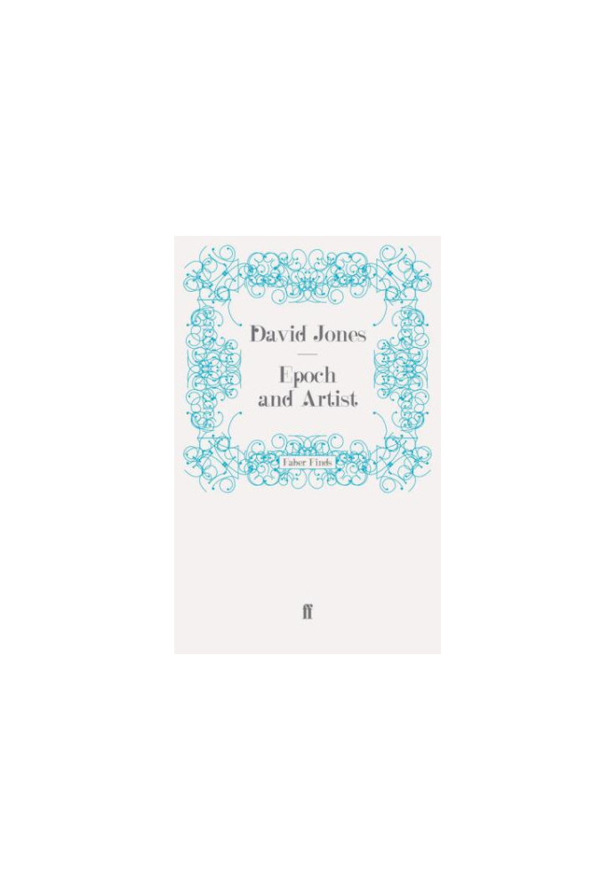 Epoch and artist: selected writings