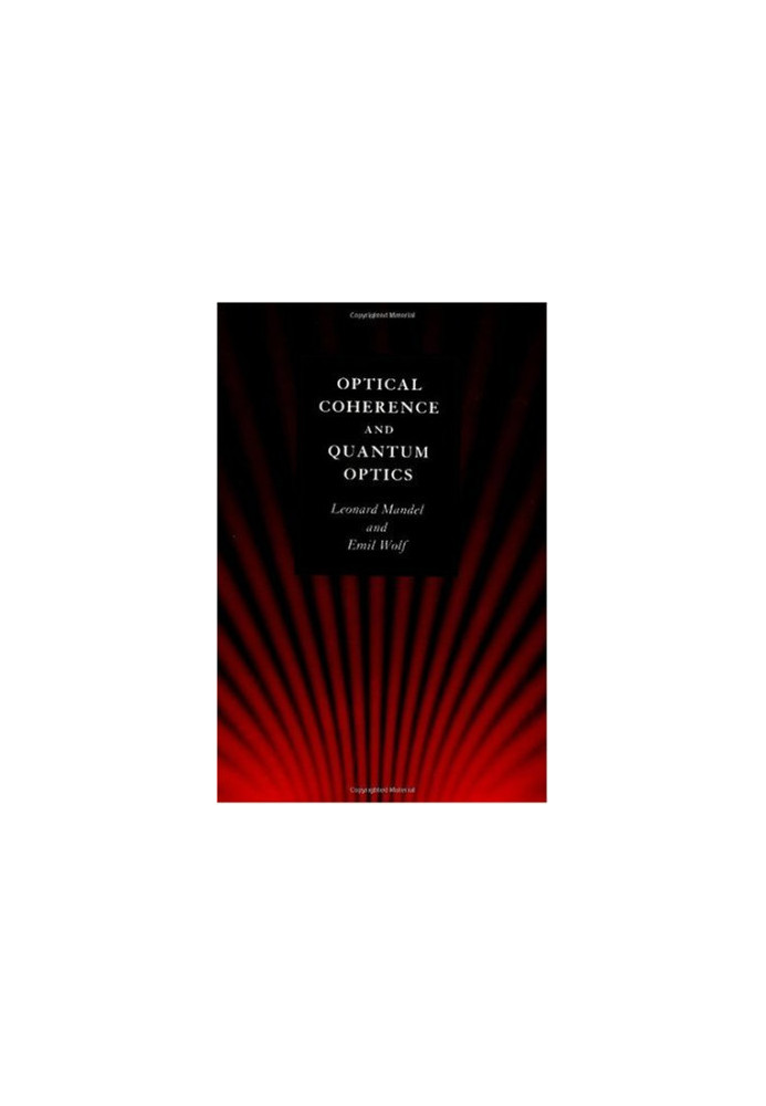 Optical Coherence and Quantum Optics