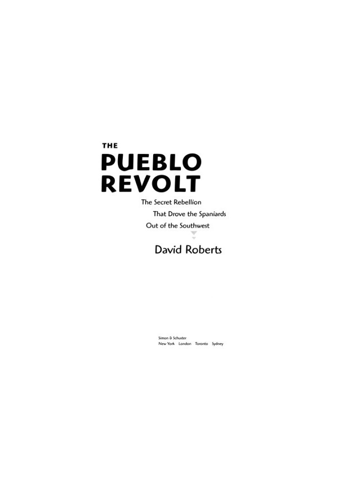 The Pueblo Revolt