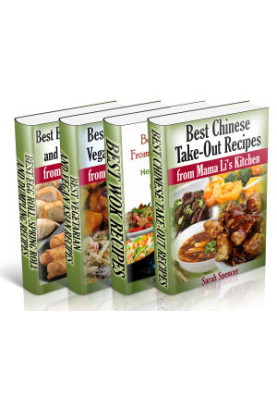 Best Asian Recipes from Mama Li's Kitchen BookSet - 4 books in 1