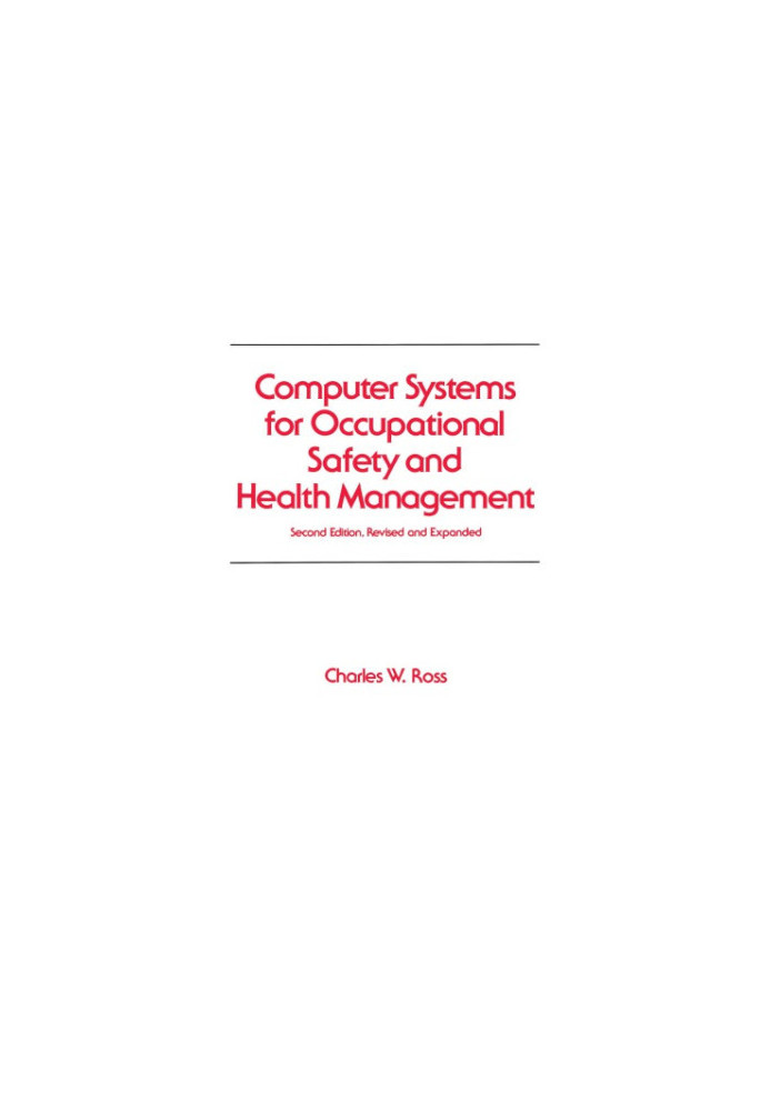 Computer systems for occupational safety and health management