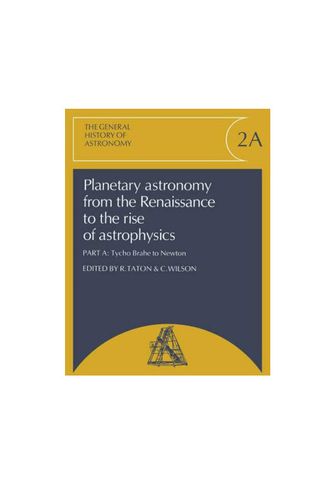 Planetary Astronomy from the Renaissance to the Rise of Astrophysics