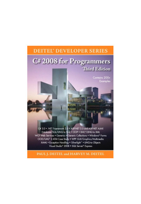 C 2008 For Programmers Third Edition Deitel® Developer Series
