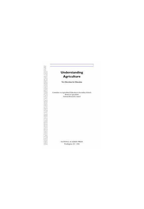 Understanding Agriculture : New Directions for Education